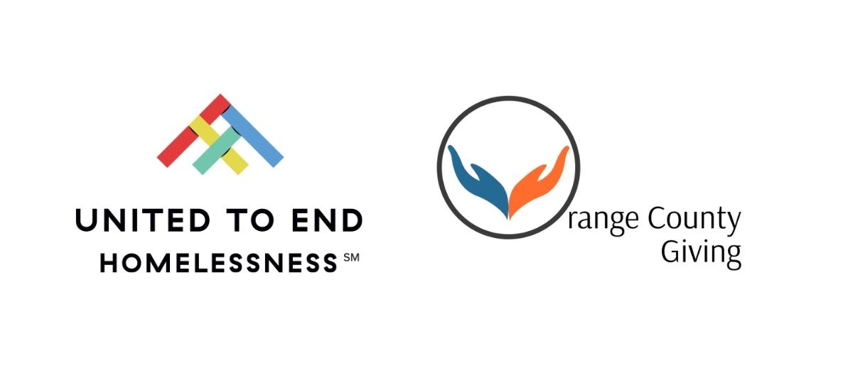 United to End Homelessness℠ and Orange County Giving logos