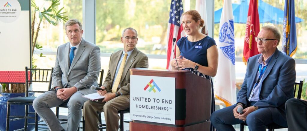 Photo from the State of Veteran Homelessness in Orange County event