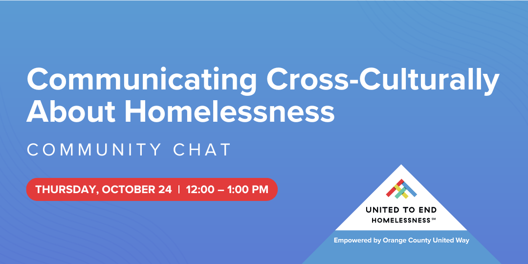 Communicating Cross-Culturally About Homelessness | Community Chat