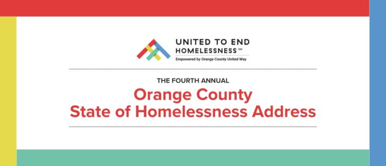 United to End Homelessness' Fourth Annual 'Orange County State of Homelessness Address'