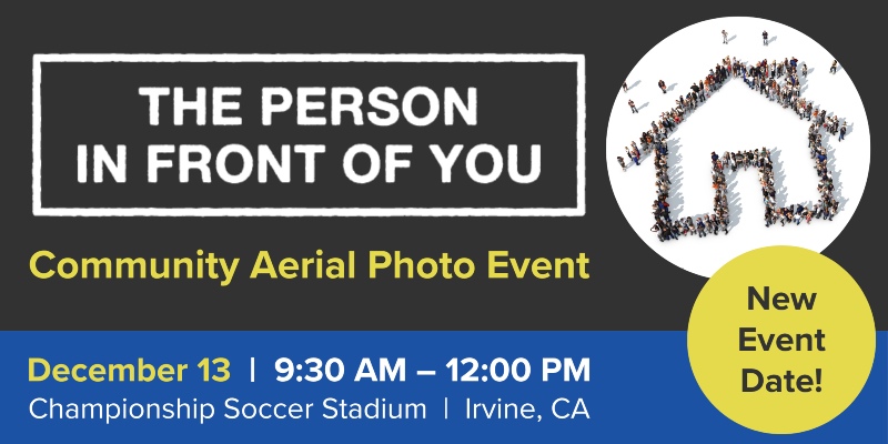 The Person in Front of You Community Aerial Photo Event